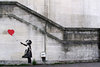 Banksy - Balloon Girl "There Is Always Hope" Mini Paper Poster