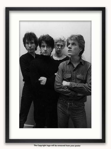 Framed with WHITE mount U2 - South Kensington 1979 - A1 poster