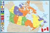 Modern Map Of Canada - Maxi Paper Poster