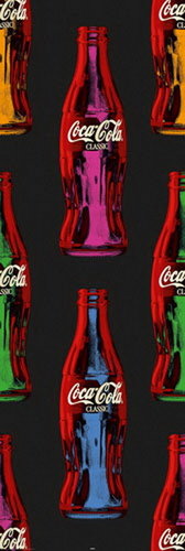 Coca Cola, pop art 4 Bottles - Door Paper Poster