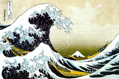 Great Wave Of Kanagawa Katsushika Hokusa - Maxi Paper Poster