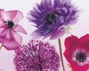 Purple Flowers - Mini Paper Poster