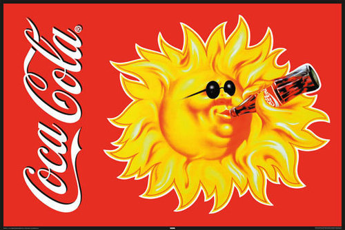 Coca Cola Sun Man - Maxi Paper Poster