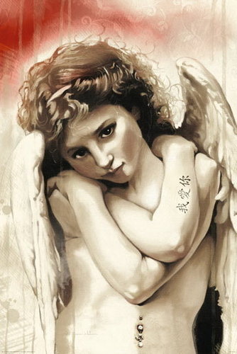 William Adolphe - Cupid - Pop Art - Maxi Paper Poster