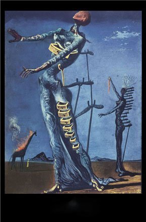 Salvador Dali - Flaming Giraffe Maxi Paper Poster