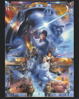 Star Wars - 30th Anniversary - Characters - Mini Paper Poster