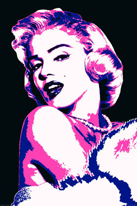 Marilyn Monroe Shines  - Maxi Paper Poster