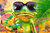 Michael Tarin Summertime Frog - Maxi Paper Poster