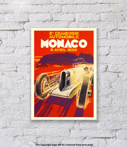 Monaco Grand Prix - Art Print