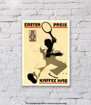 Kaffee Hag Tennis - Art Print